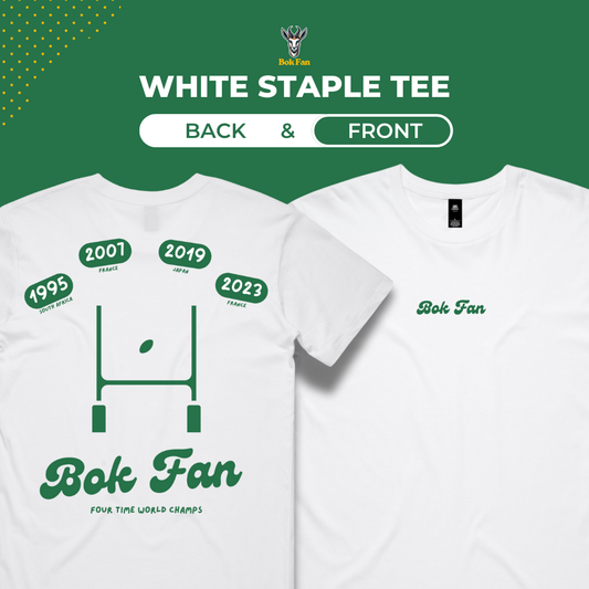 White Staple Bok Fan Tee