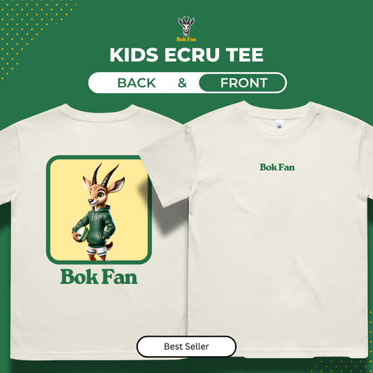 Kids Ecru Bok Fan Tee