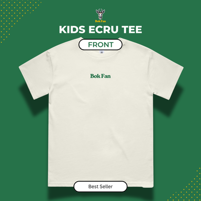 Kids Ecru Bok Fan Tee