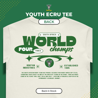 Youth Ecru Bok Fan Tee