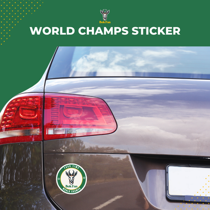 Bok Fan World Champs Sticker