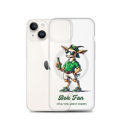 Springbok Fan MagSafe® clear case for iPhone®