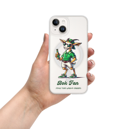 Springbok Fan MagSafe® clear case for iPhone®