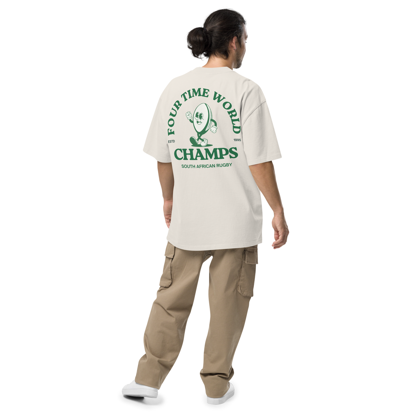 Four Times Champs Oversized Tee