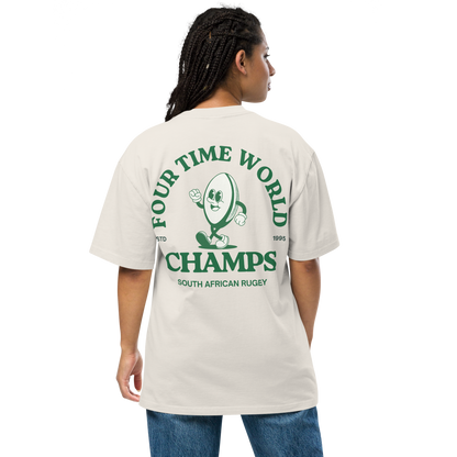 Four Times Champs Oversized Tee