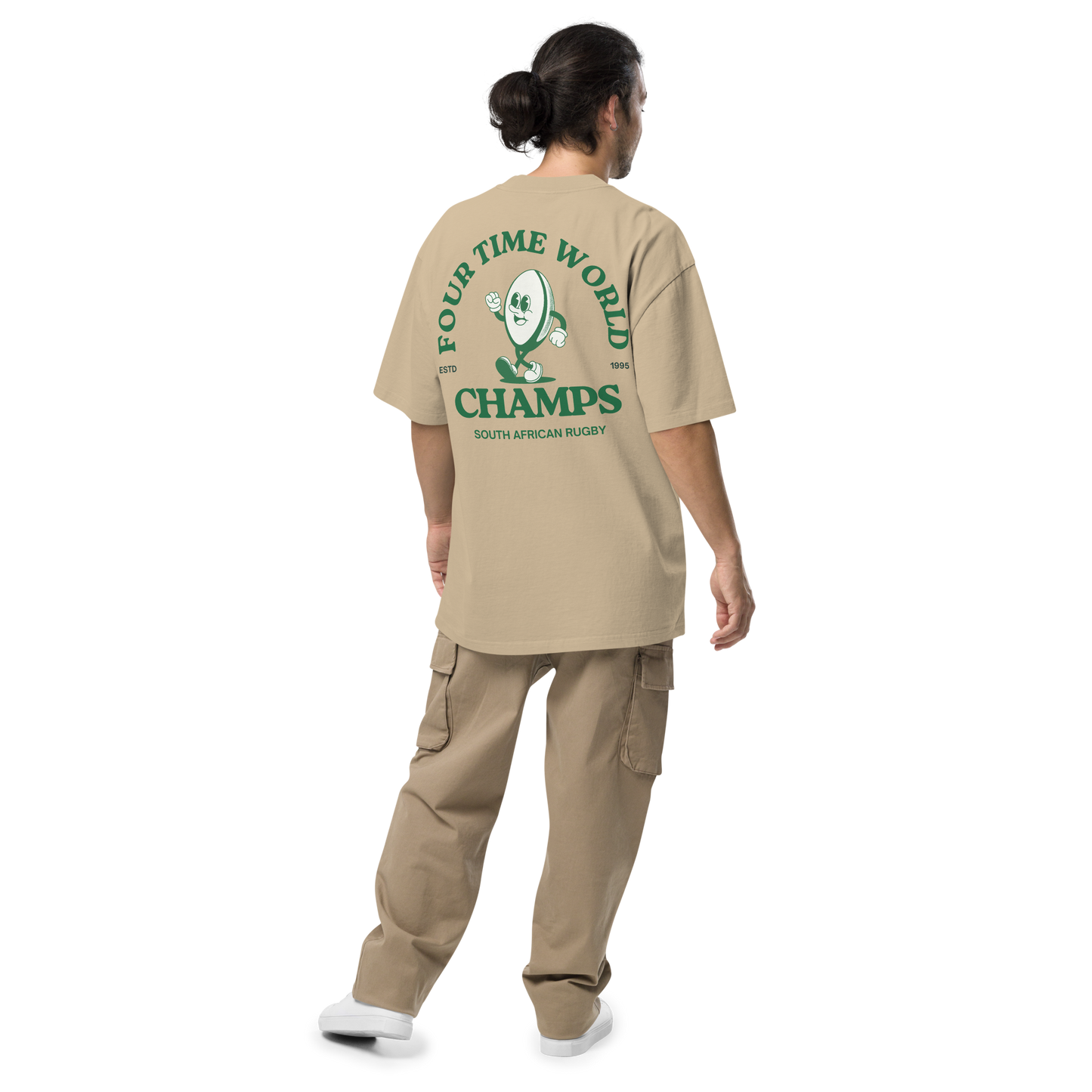 Four Times Champs Oversized Tee