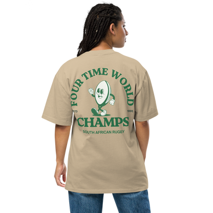 Four Times Champs Oversized Tee